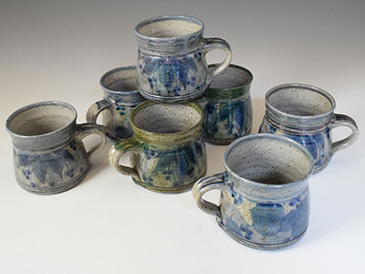 Vicky Buxton - Brush Painted Coffee Mugs