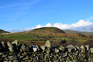 Pen-y-Gaer from the Porth Llwyd Valley